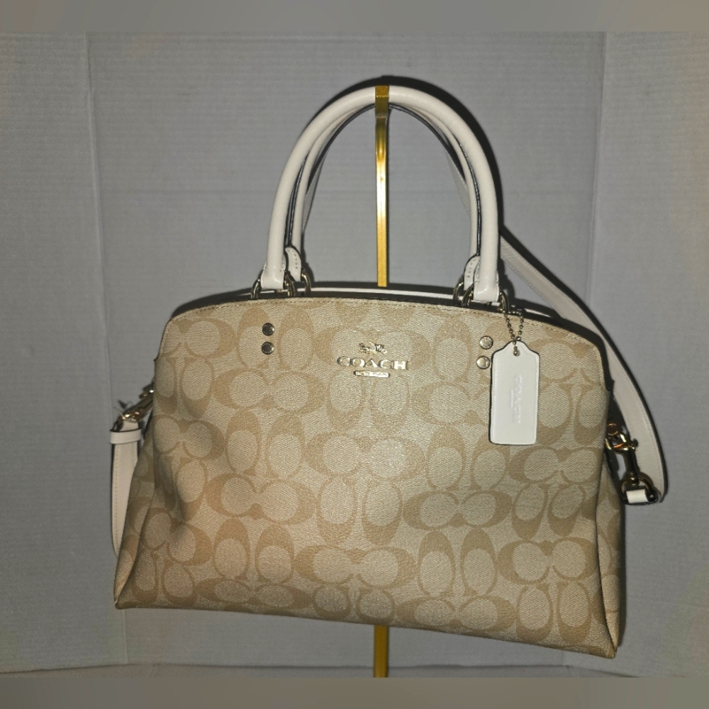 Coach Tan Signature Handbag
